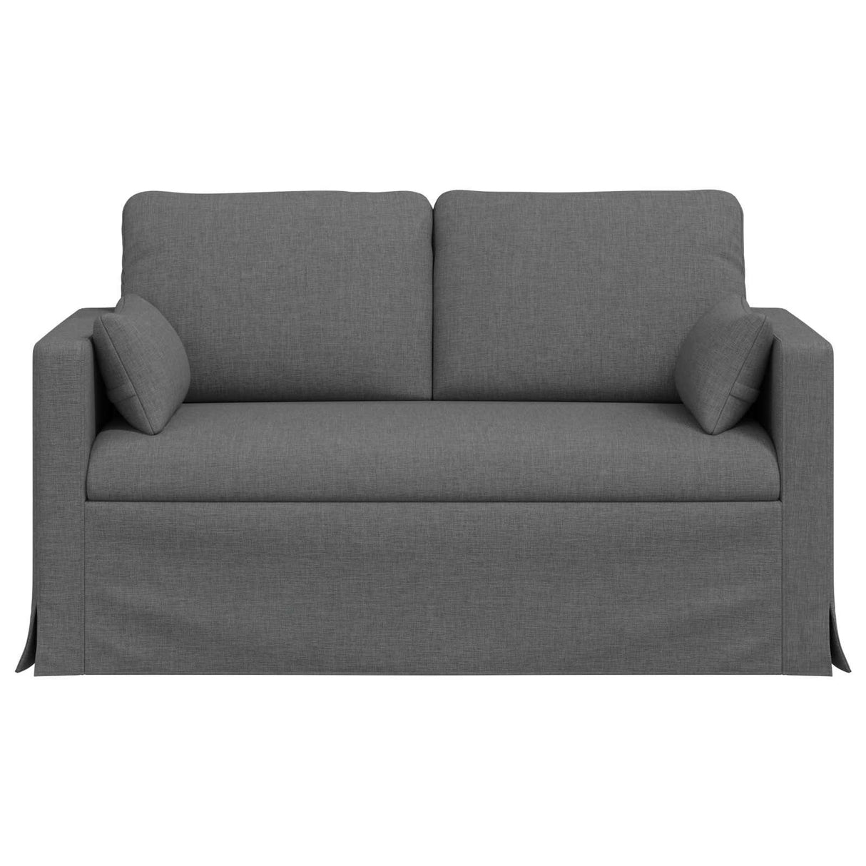 Sofa Dark Grey 139 x 78 x 80 cm Fabric