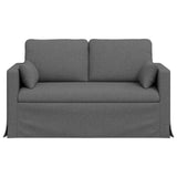 Sofa Dark Grey 139 x 78 x 80 cm Fabric - Top-Down View