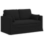 Sofa Black 139 x 78 x 80 cm Fabric