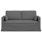 Sofa Dark Grey 158 x 78 x 80 cm Fabric - Top-Down View