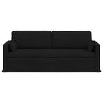 Sofa Black 198 x 78 x 80 cm Fabric