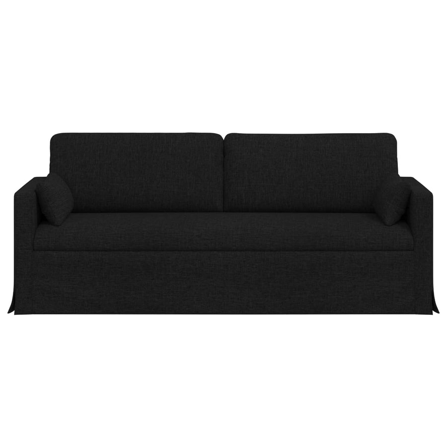 Sofa Black 198 x 78 x 80 cm Fabric
