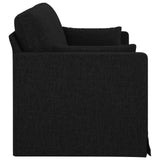 Sofa Black 198 x 78 x 80 cm Fabric - 45-Degree Angle