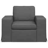 Sofa Dark Grey 103 x 80 x 82 cm Fabric