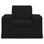 Sofa Black 103 x 80 x 82 cm Fabric