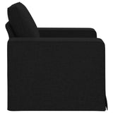 Sofa Black 103 x 80 x 82 cm Fabric - 45-Degree Angle