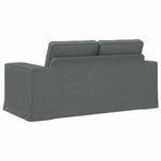Sofa Dark Grey 162 x 80 x 82 cm Fabric