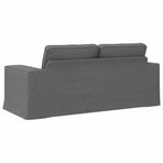 Sofa Dark Grey 182 x 80 x 82 cm Fabric