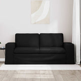 Sofa Black 182 x 80 x 82 cm Fabric - Side View