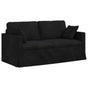Sofa Black 158 x 78 x 80 cm Velvet