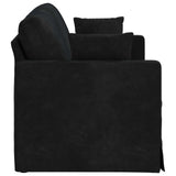 Sofa Black 158 x 78 x 80 cm Velvet