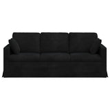 Sofa Black 198 x 78 x 80 cm Velvet