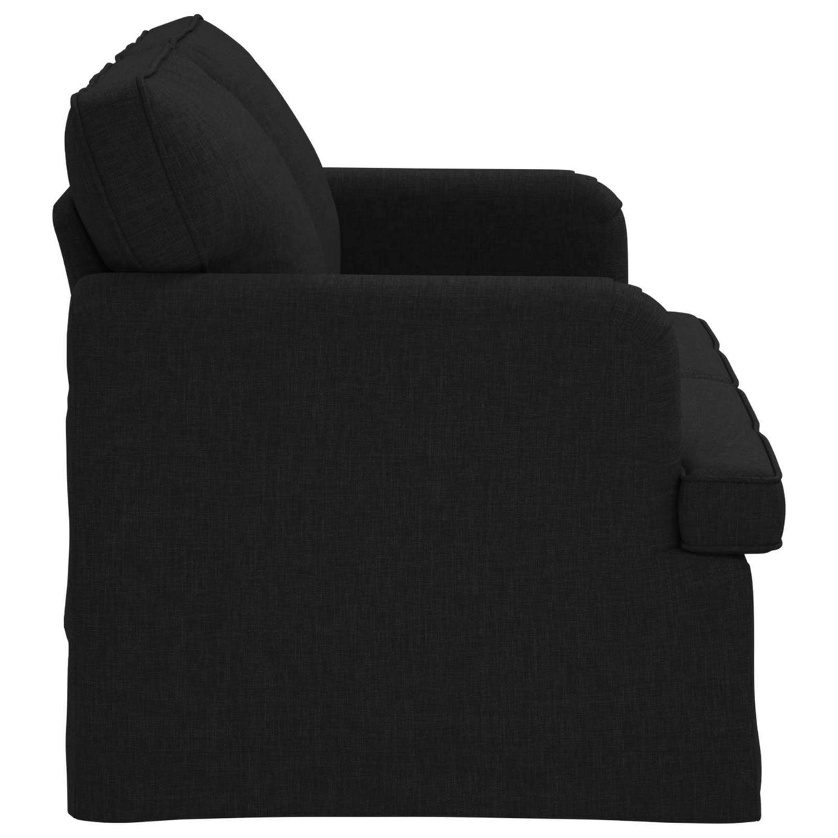Sofa Black 144 x 80 x 85 cm Fabric