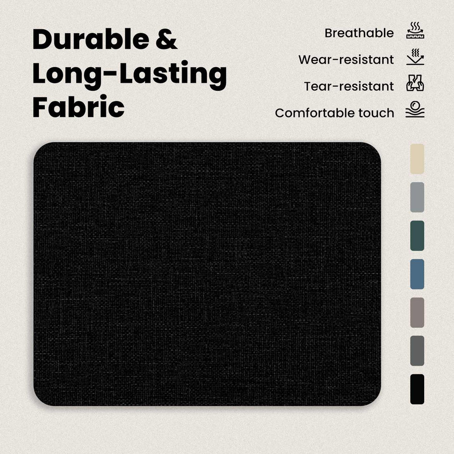 Sofa Black 162 x 80 x 85 cm Fabric