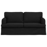 Sofa Black 142 x 80 x 85 cm Fabric - Top-Down View