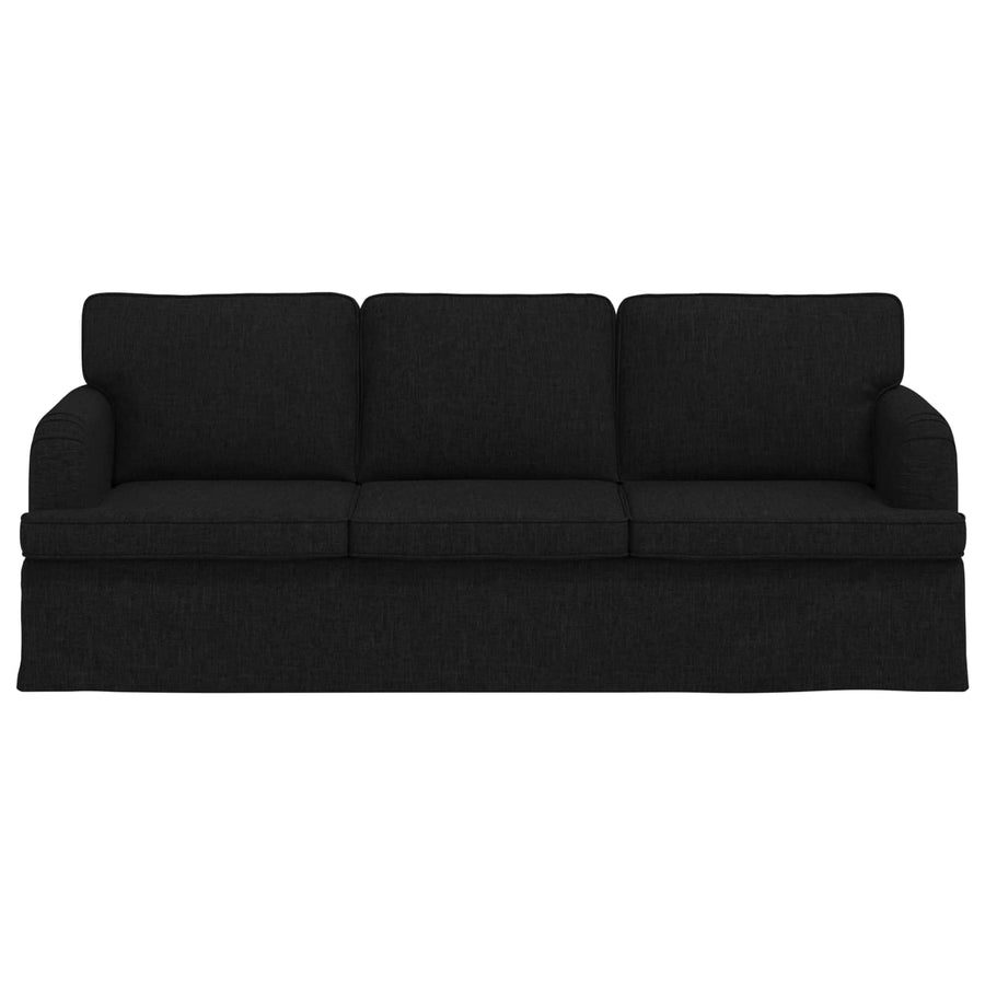 Sofa Black 201 x 80 x 85 cm Fabric