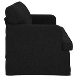 Sofa Black 201 x 80 x 85 cm Fabric - 45-Degree Angle