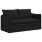 Sofa Black 156 x 82 x 85 cm Fabric