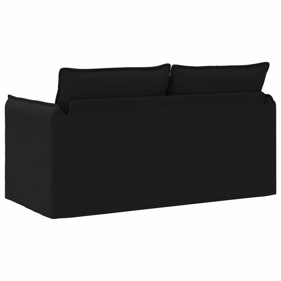 Sofa Black 156 x 82 x 85 cm Fabric