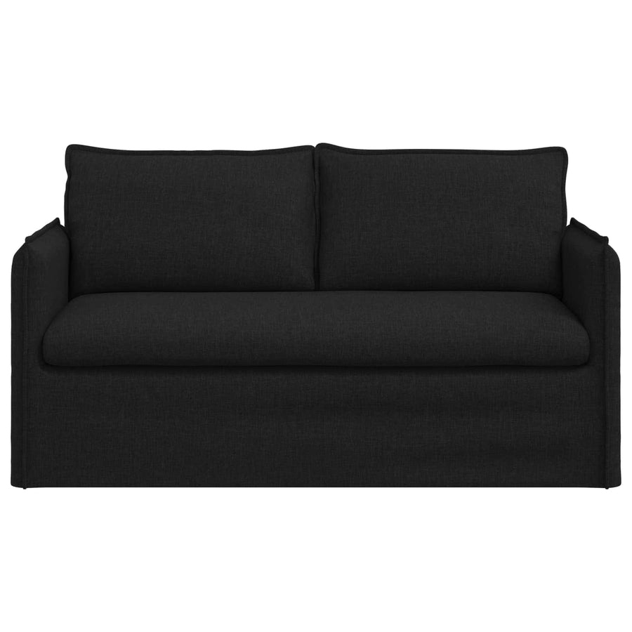 Sofa Black 156 x 82 x 85 cm Fabric