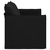 Sofa Black 156 x 82 x 85 cm Fabric