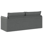 Sofa Dark Grey 196 x 82 x 85 cm Fabric