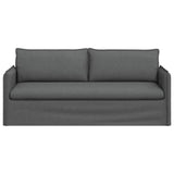 Sofa Dark Grey 196 x 82 x 85 cm Fabric