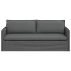 Sofa Dark Grey 196 x 82 x 85 cm Fabric