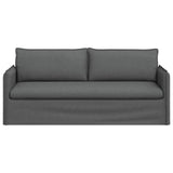 Sofa Dark Grey 196 x 82 x 85 cm Fabric - Top-Down View