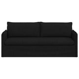 Sofa Black 196 x 82 x 85 cm Fabric - Top-Down View