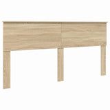 Bed Frame with Drawer Sonoma Oak 180 x 200 cm Engineered Wood - Close-Up Angle