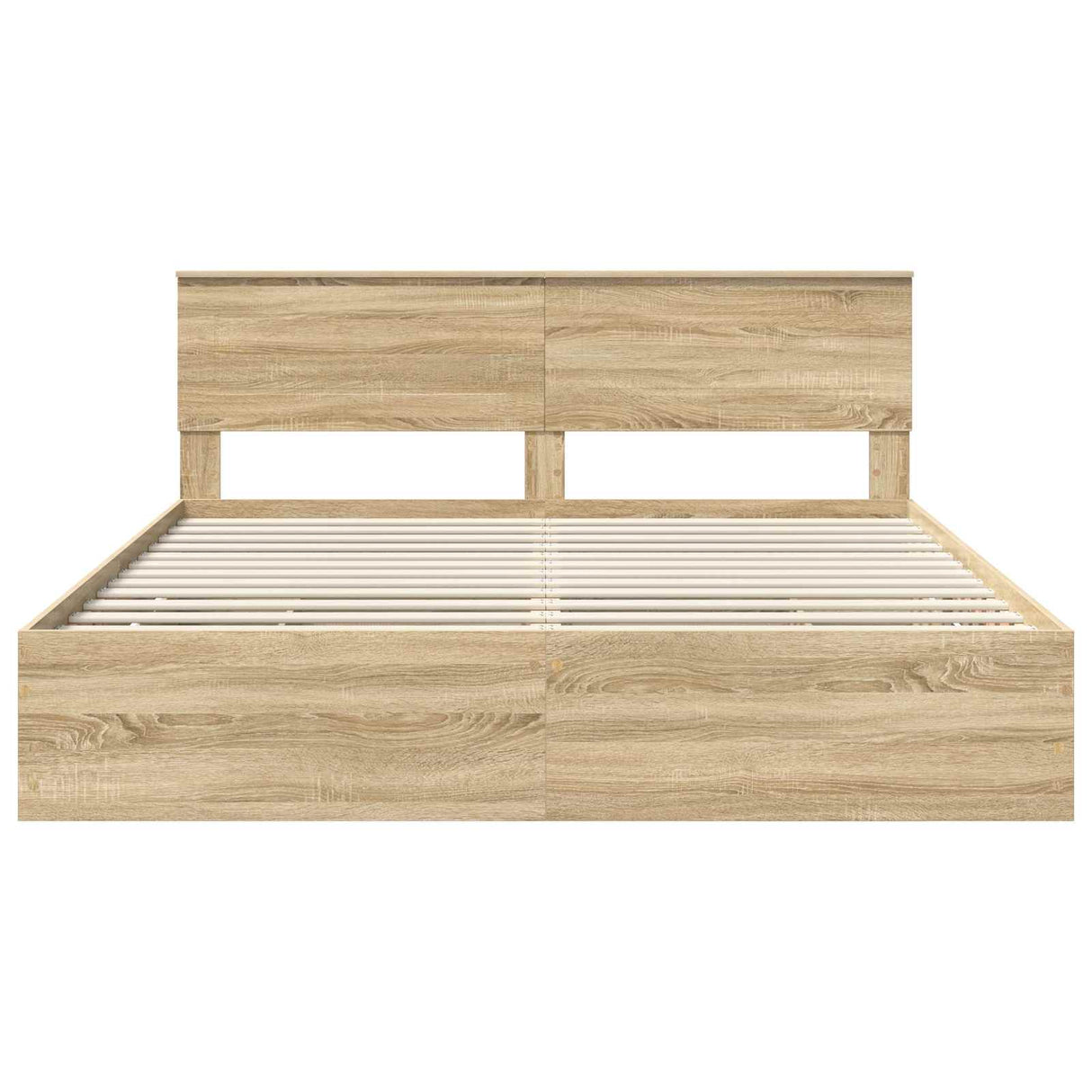 Bed Frame with Drawer Sonoma Oak 180 x 200 cm Engineered Wood