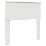 Bed Frame with Headboard White 90 x 190 cm Engineered Wood