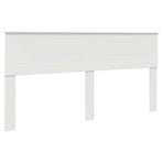 Bed Frame with Headboard White 180 x 200 cm Engineered Wood