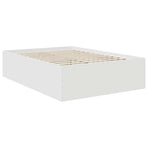 Bed Frame with Headboard White 150 x 200 cm Engineered Wood