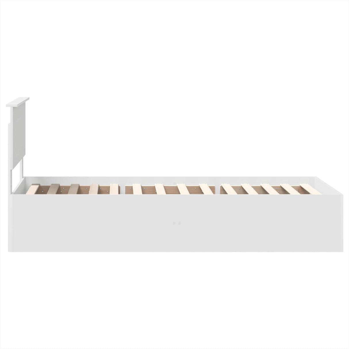 Bed Frame with Headboard White 90 x 190 cm Engineered Wood