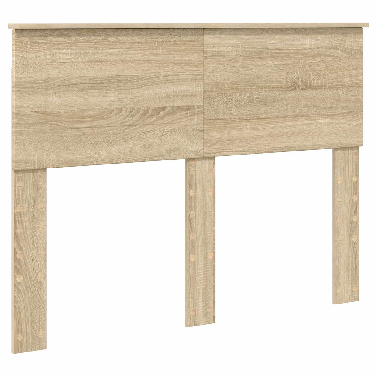 Bed Frame Sonoma Oak 137 x 203 cm Engineered Wood