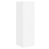 TV Wall Cabinet Set Wall-mounted 4 pcs White Engineered Wood - Rear View