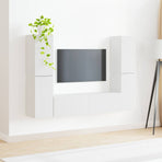 TV Cabinet Set 6 pcs 31 x 30 x 60 cm White