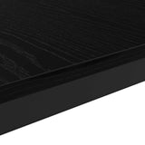 Coffee Table Black Oak 40 x 40 x 36 cm Engineered Wood