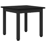 Coffee Table Black Oak 40 x 40 x 36 cm Engineered Wood - Front View