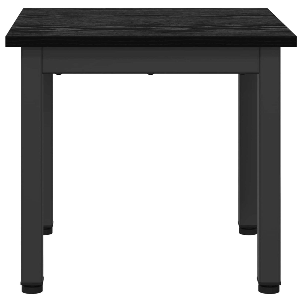 Coffee Table Black Oak 40 x 40 x 36 cm Engineered Wood