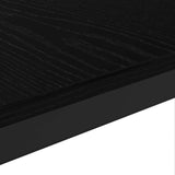 Coffee Table Black Oak 50 x 50 x 36 cm Engineered Wood