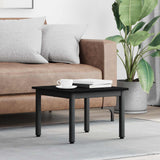 Coffee Table Black Oak 50 x 50 x 36 cm Engineered Wood