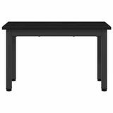 Coffee Table Black Oak 60 x 30 x 36 cm Engineered Wood - 45-Degree Angle