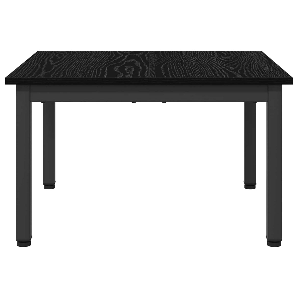 Coffee Table Black Oak 60 x 60 x 36 cm Engineered Wood