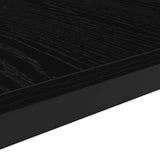 Coffee Table Black Oak 60 x 50 x 36 cm Engineered Wood - Low Angle