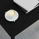 Coffee Table Black Oak 60 x 50 x 36 cm Engineered Wood