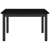 Coffee Table Black Oak 60 x 50 x 36 cm Engineered Wood - 45-Degree Angle