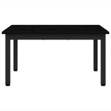 Coffee Table Black Oak 70 x 50 x 36 cm Engineered Wood